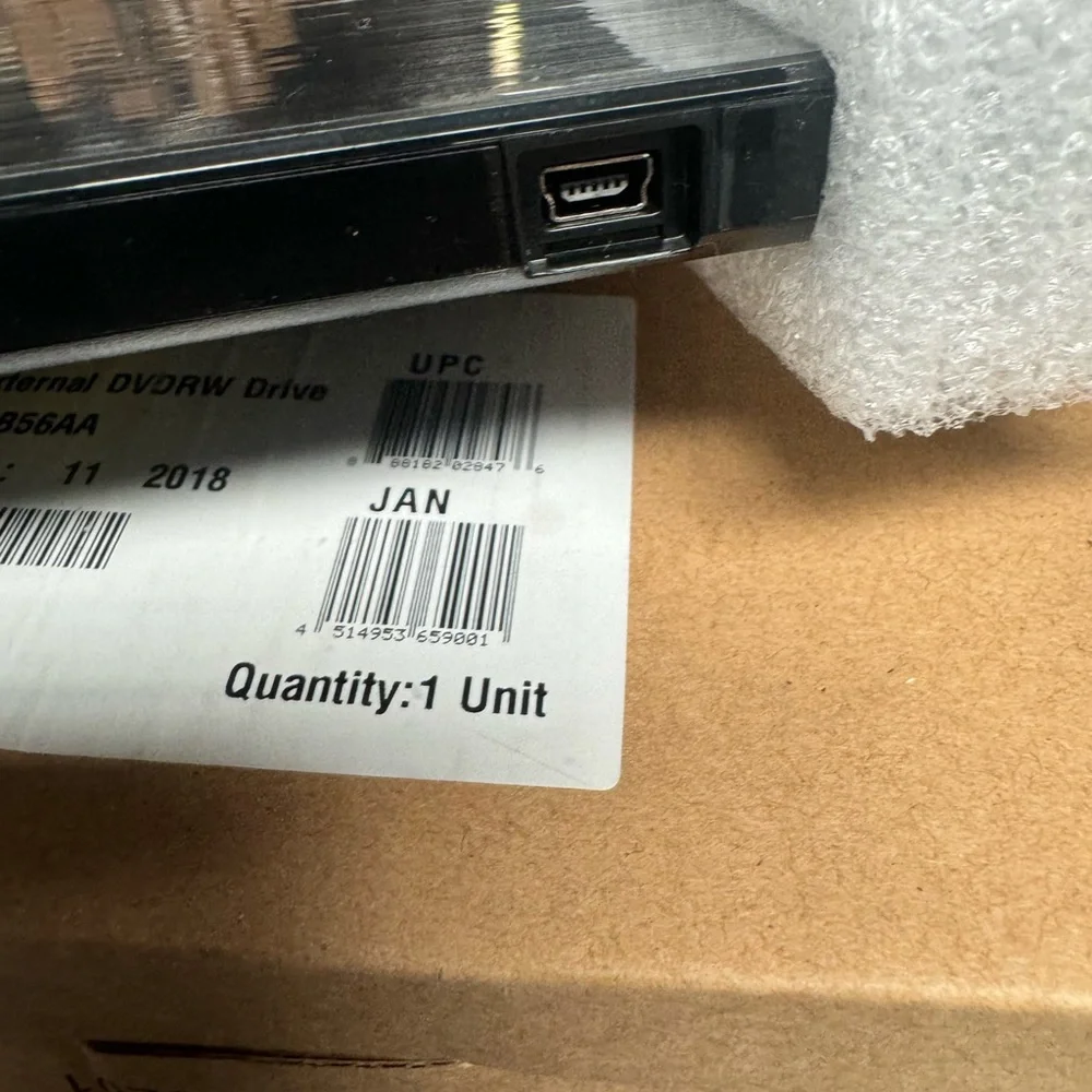 HP USB external dvd reader writer drive